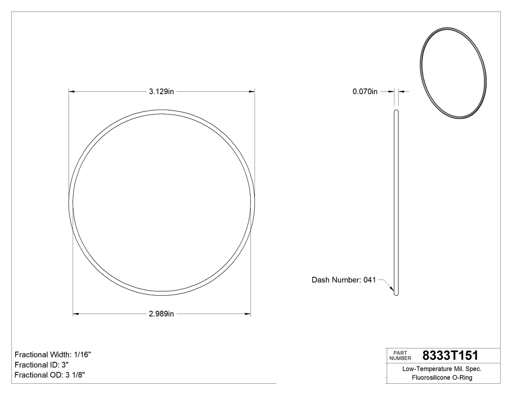 Technical drawing - 8333T151